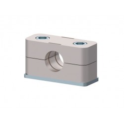 ABRAZADERA SIMLPE TUBO @6 ALUMINIO
