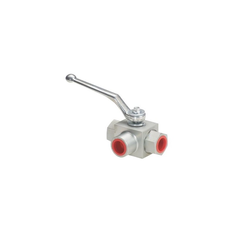 LLAVE 3 VIAS TIPO L 1/4" NPT