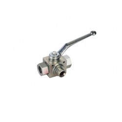 LLAVE 3 VIAS MACHO CENTRAL 3/8" BSP