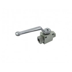 LLAVE 2 VIAS CON AGUJEROS 1/4" BSP