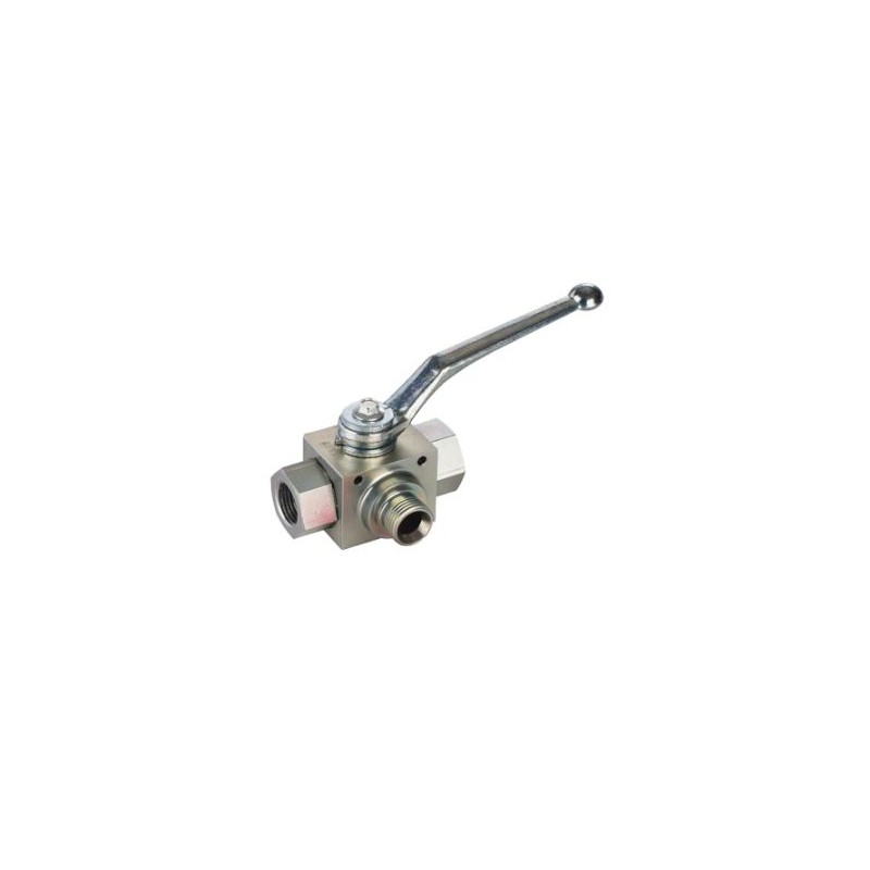 LLAVE 3 VIAS MACHO CENTRAL TIPO L 1/4"