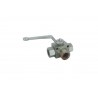 LLAVE 3 VIAS TIPO L 1/4" BSP