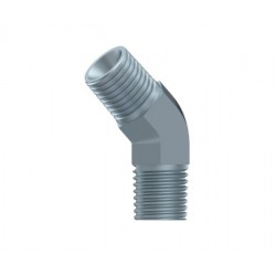 CODO 45º MACHO-MACHO NPT 1/4"