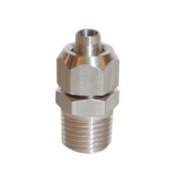 RAPIDO INOX RECTO MACHO CONICO @6 - 1/8"