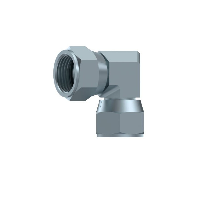 CODO 90º HEMBRA-HEMBRA GIRAT. 1/2" JIC