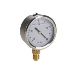 VACUOMETRO VERTICAL DN63 -1 - 0 BAR 1/4"