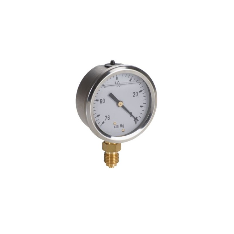 VACUOMETRO VERTICAL DN63 -1 - 0 BAR 1/4"