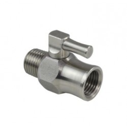 VALVULA DE BOLA MACHO-HEMBRA 1/8" INOX