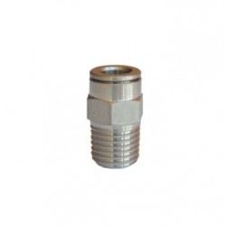 INS INOX RECTO MACHO CONICO 4-1/8