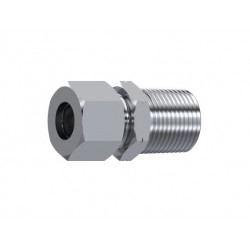 RACOR RECTO CONICO NPT 6L-1/8 INOX