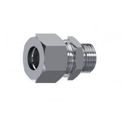 RECTO MACHO CILINDR.6L-1/4 INOX