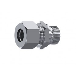 RACOR RECTO INOX MACHO CONO 60º  6L-1/8