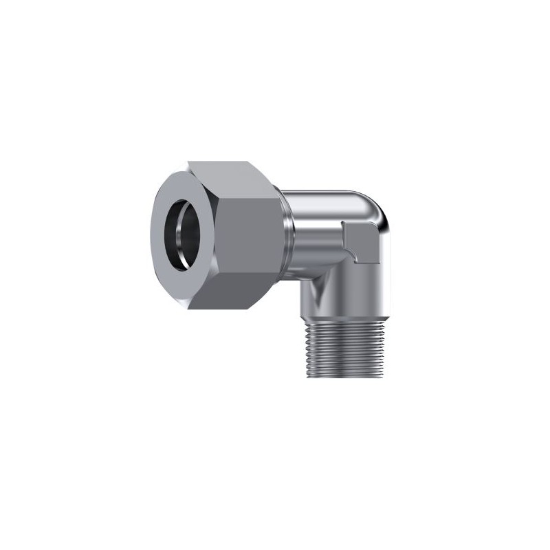 CODO INOX MACHO CONICO 6L-1/8 NPT