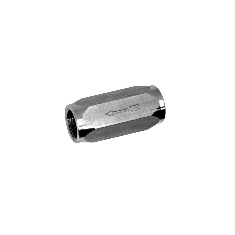 ANTIRRETORNO EN LINEA 1/4 INOX