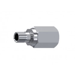 RACOR GIRATORIO RECTO 1/4" INOX