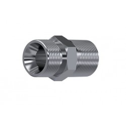 ADAPTADOR INOX.M60º M1/8 BSP-M1/8 BSPT