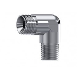 CODO 90º M CONO 60º INOX 1/4 BSP-1/4 NPT