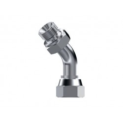 CODO 45º M 1/4-H.G 1/4 BSP CONO 60º INOX