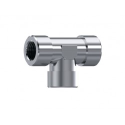 TE INOX. HEMBRAS FIJAS 1/4 BSP