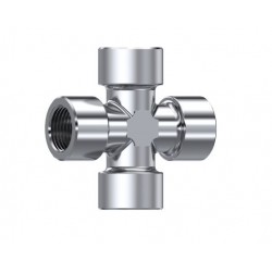 CRUZ HEMBRA FIJA 1/4" INOXIDABLE