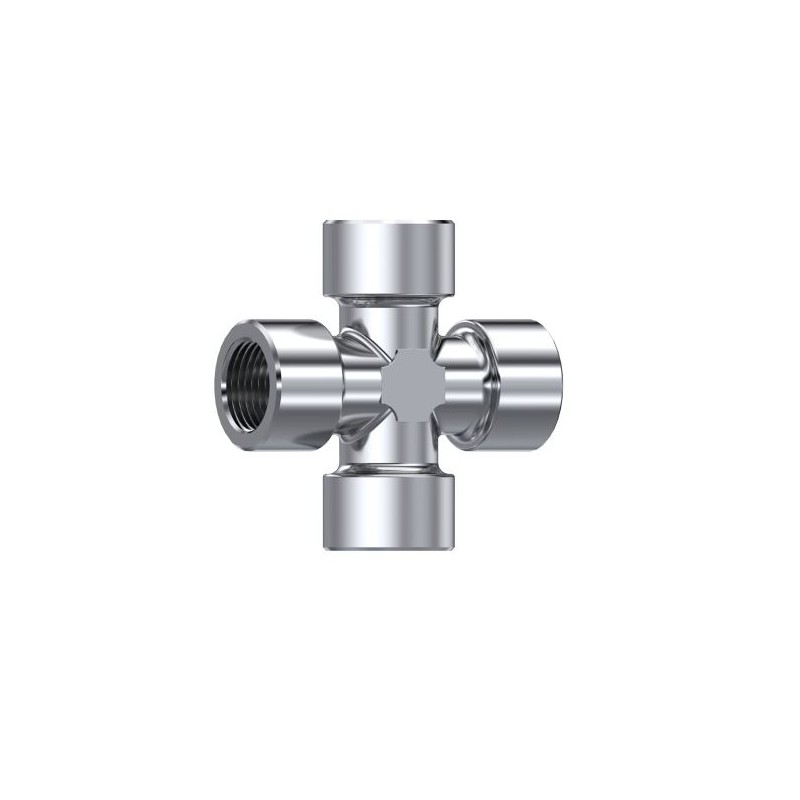 CRUZ HEMBRA FIJA 1/4" INOXIDABLE