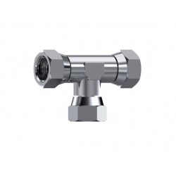 TE INOX.H.G-H.G-H.G.1/4"  BSP CONO 60º