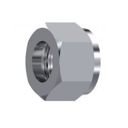 TUERCA CONO AJUSTE BSP- 1/4 INOX
