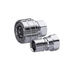 ACOPL.PASO TOTAL TRALE ISO B 1/4" INOX