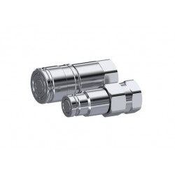 ACOPLAMIENTO VALVULA PLANA 1/4" BSP INOX