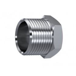 ADAPTADOR TAPON MACHO 1/8" INOX