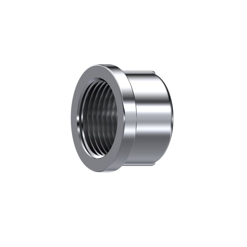 TAPON HEMBRA REDONDO 1/8" INOXIDABLE