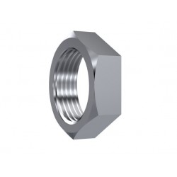 TUERCA PLANA 1/4" INOX.