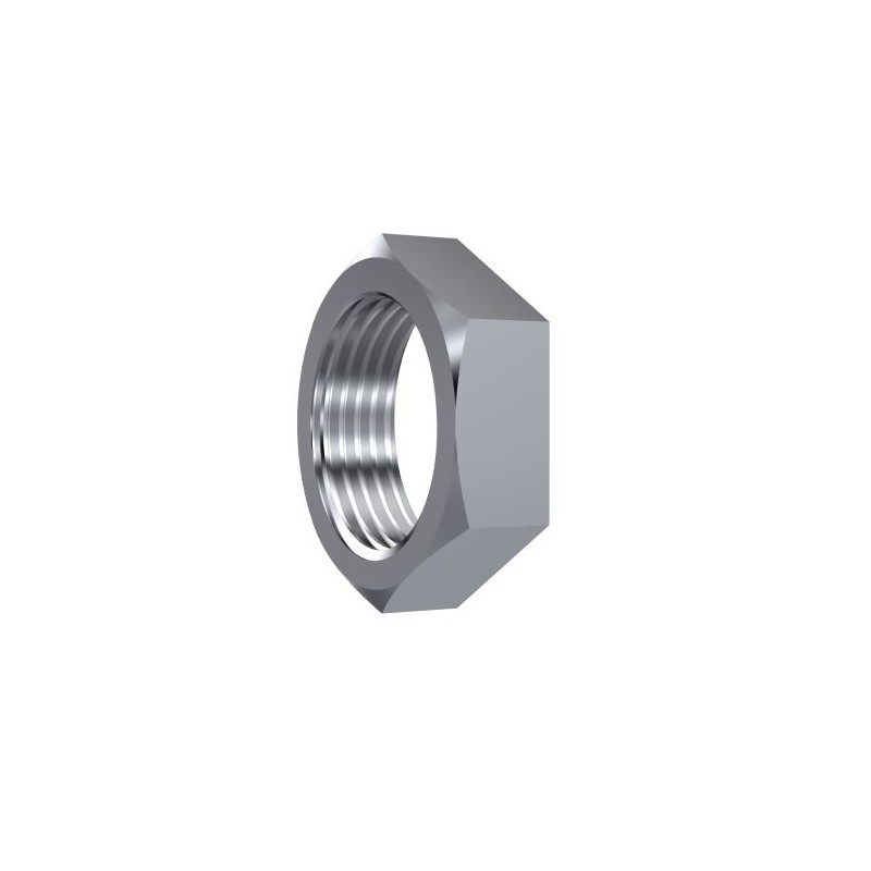 TUERCA PLANA 1/4" INOX.