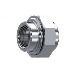 UNION 3 PZ.HEMBRA- SOLDAR INOX 1/4"
