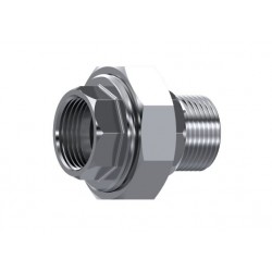 UNION 3 PIEZAS MACHO-HEMBRA 1/4 INOX