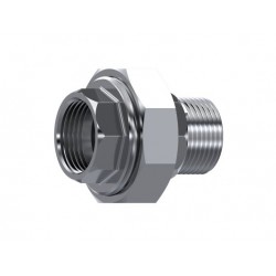 UNION 3 PZ.MACHO-SOLDAR INOX. 1/4"