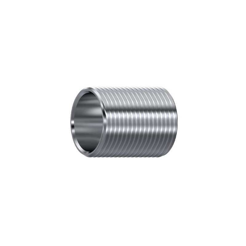TUBO ROSCADO 1/4" INOX