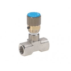 REGUL.CAUDAL BIDIRECC.1/4" 350 BAR INOX