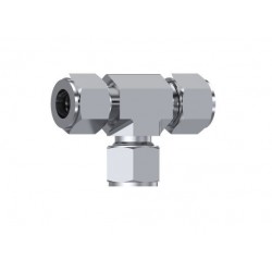RACOR EN T TUBO-TUBO 1/8" LOK INOX