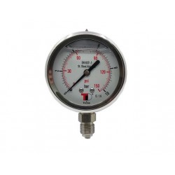 MANÓMETRO INOX DN100 1/2BSP 0-16