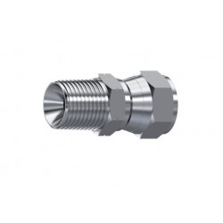 HEMBRA GIRAT.7/16" JIC-M 1/4" NPT INOX