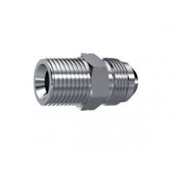 RACOR MACHO 7/16 JIC-MACHO 1/4 NPT INOX