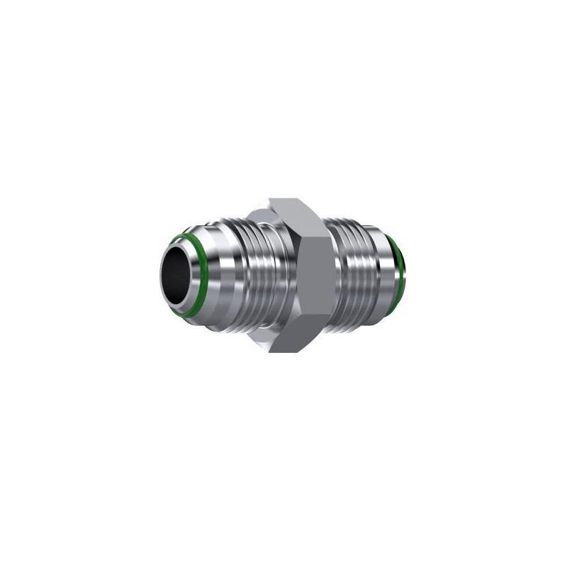 RECTO INOX M 7/8 JIC-M 7/8 JIC C/JUNTA