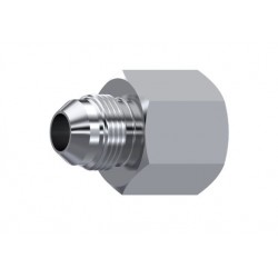 MACHO 1/2" JIC-H.FIJA  7/16" JIC INOX.