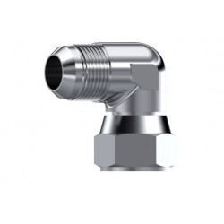 CODO INOX M 1/2" JIC-H GIRAT.1/2" JIC