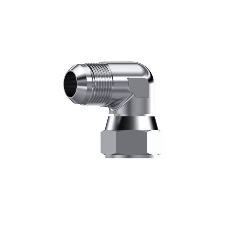 CODO INOX M 1/2" JIC-H GIRAT.1/2" JIC
