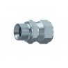 HEMBRA GIRAT. 7/16" JIC-MACHO 1/4" BSP