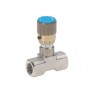 REGUL.CAUDAL BIDIRECC.1/4" 350 BAR INOX