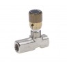 REG.CAUDAL UNIDIRECC.1/4" 350 BAR INOX