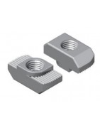 ELEMENTOS DE FIJACION DE PERFIL DE ALUMINIO EXTRUIDO